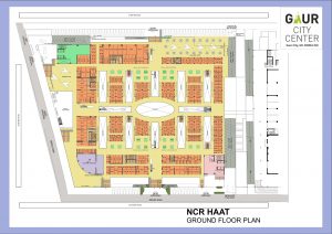 Gaur City Center Ground Floor Plan