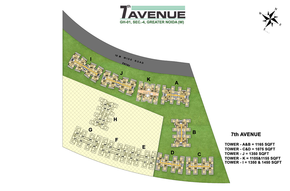 7th Avenue Layout Plan